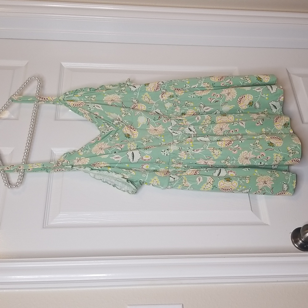 Torrid Sweatheart Ruched Babydoll Sleeveless Top In Hemlock Greet Size 4x - Picture 5 of 14
